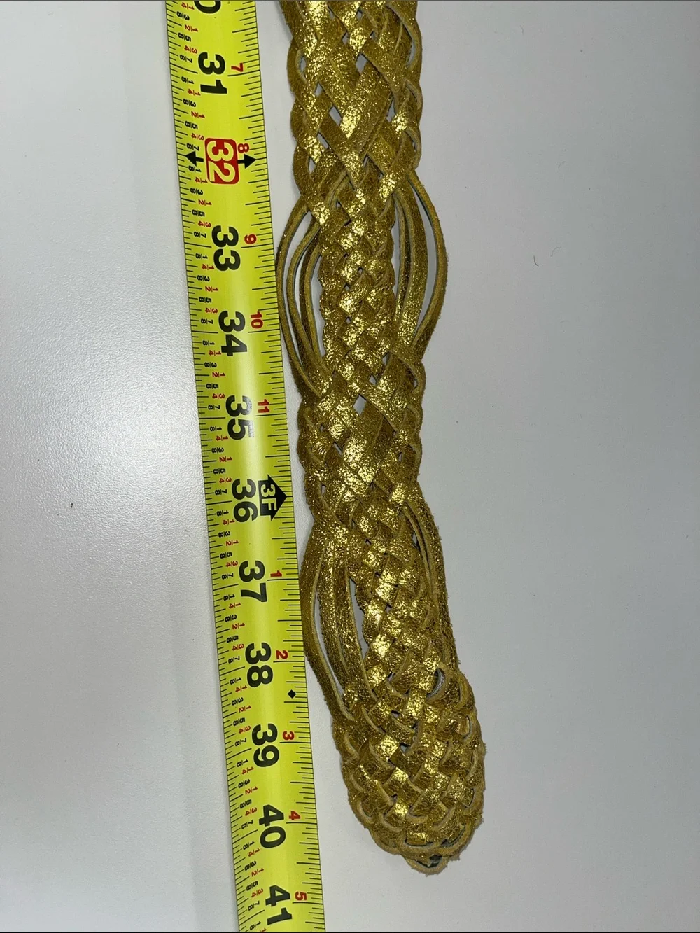 Afgan braided metallic